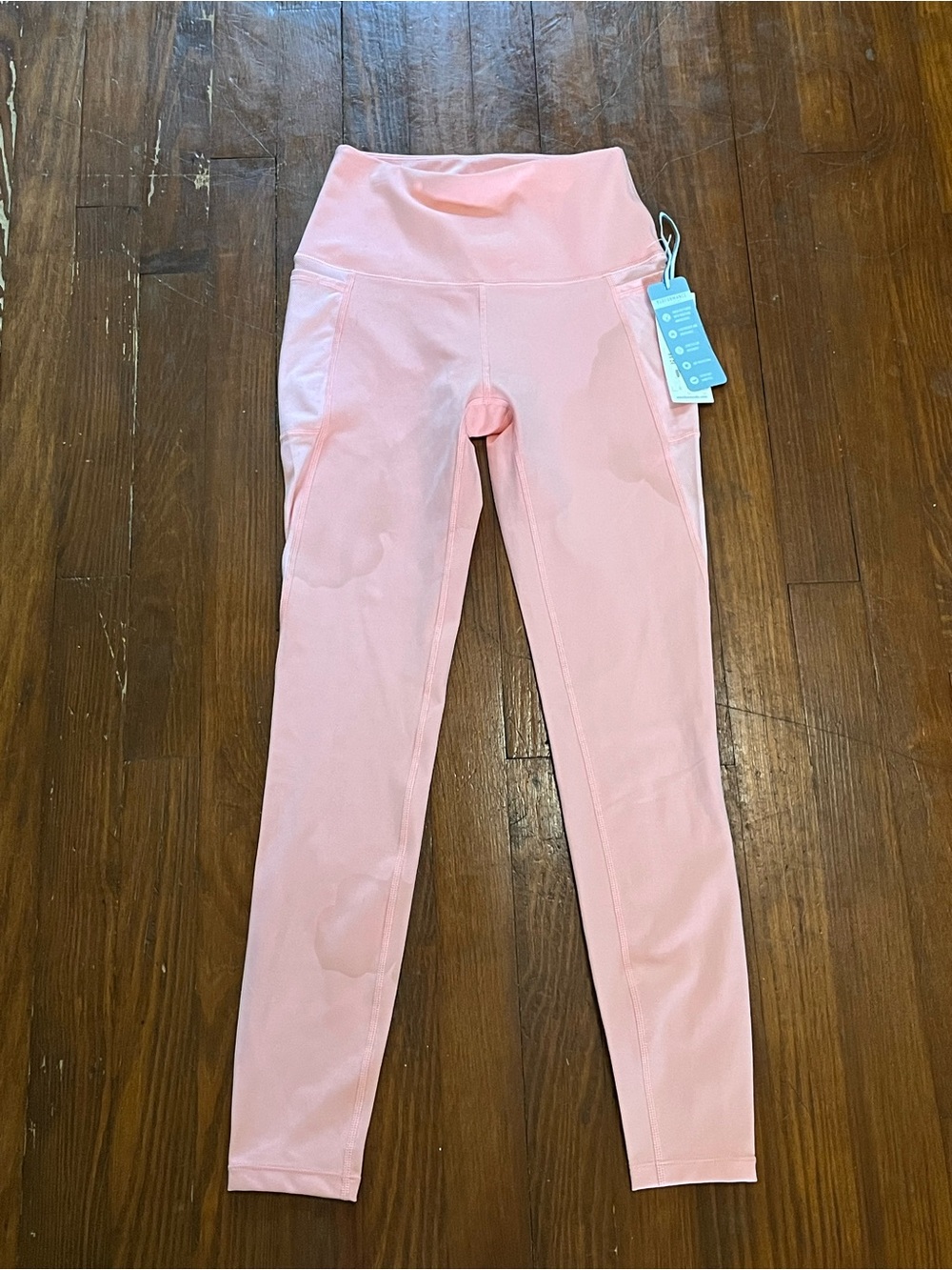 Southern Tide Women’s Quartz Pink Velana High-Waist Leggings with Pockets NWT